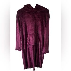 32 Degrees Heat Sleepwear Purple Imperfection Robe Sz S/M